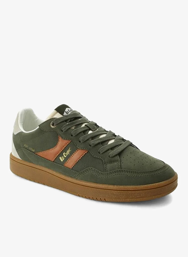 Men Lace-Up Ankle Sneakers